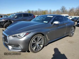 2018 Infiniti Q60 Sport with VIN JN1EV7EL6JM390621, listed as a Copart auction lot 47298035 with 42,473 mi miles and Salvage title. Bid and sale history available at DreamBid. Image 1.