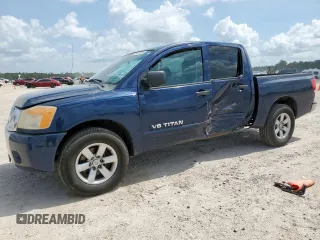 2010 Nissan Titan SE with VIN 1N6BA0EK1AN300468, listed as a Copart auction lot 59534495 with 255,096 mi miles and Salvage title. Bid and sale history available at DreamBid. Image 1.
