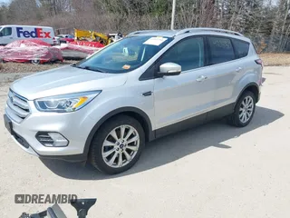 2017 Ford Escape Titanium with VIN 1FMCU9JD3HUE03686, listed as a IAAI auction lot 42016950 with 82,299 mi miles. Bid and sale history available at carsss.com. Image 17.