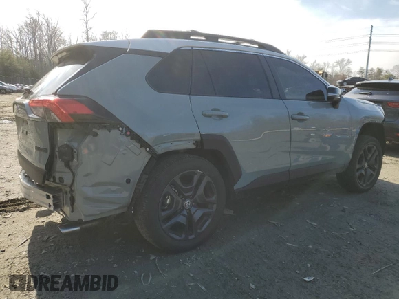 2023 Toyota RAV4 Adventure with VIN 2T3J1RFV8PW359854, listed as a Copart auction lot 43977525 with 15,935 mi miles and Salvage Title. Bid and sale history available at carsss.com. Image 3.