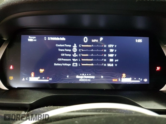2021 Jeep Grand Cherokee Limited with VIN 1C4RJKBG1M8173351, listed as a Copart auction lot 56490185 with 46,604 mi miles and Salvage Title. Bid and sale history available at DreamBid. Image 9.