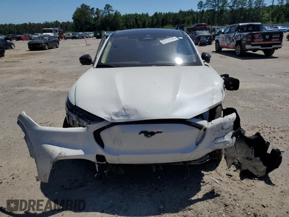 2023 Ford Mustang Mach-E Premium with VIN 3FMTK3R43PMA72439, listed as a Copart auction lot 57874145 with 21,282 mi miles and Salvage title. Bid and sale history available at DreamBid. Image 5.