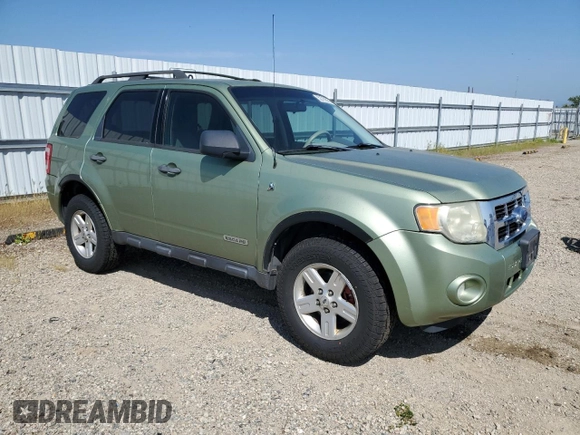 2008 Ford Escape Hybrid z VIN 1FMCU59HX8KA60628, wystawiony jako Copart lot #52756555 z przebiegiem 166 214 mil mil oraz Czysty tytuł • Clean title. Historia ofert i sprzedaży dostępna na DreamBid. Obrazek 4.