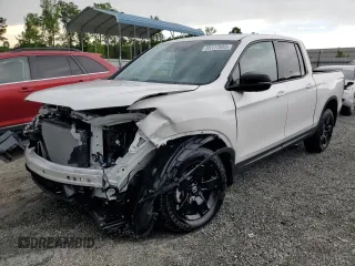 2024 Honda Ridgeline Black Edition z VIN 5FPYK3F8XRB030740, wystawiony jako Copart lot #55117555 z przebiegiem 3930 mil mil oraz Szkody całkowita. Historia ofert i sprzedaży dostępna na DreamBid. Obrazek 1.