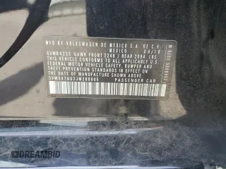2018 Volkswagen GTI S z VIN 3VW547AU2JM288605, wystawiony jako Copart lot #53961235 z przebiegiem 121 304 mil mil oraz Szkoda całkowita • Salvage title. Historia ofert i sprzedaży dostępna na DreamBid. Obrazek 12.