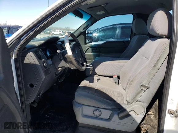 2013 Ford F-150 XL with VIN 1FTMF1CM2DKG48843, listed as a Copart auction lot 45864325 with 154,763 mi miles and Salvage Title. Bid and sale history available at carsss.com. Image 7.