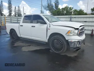 2018 Ram 1500 Big Horn with VIN 3C6RR6LT4JG171327, listed as a Copart auction lot 55954515 with 76,132 mi miles and Salvage title. Bid and sale history available at DreamBid. Image 4.