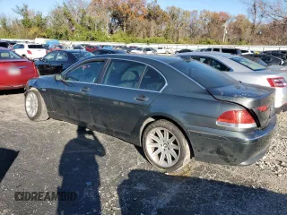 2003 BMW 7 Series 745Li with VIN WBAGN63413DS45269, listed as a Copart auction lot 80987154 with 80,882 mi miles and Salvage Title. Bid and sale history available at DreamBid. Image 2.