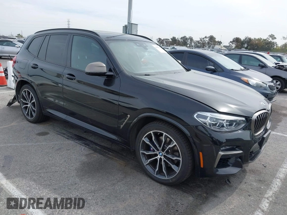 2020 BMW X3 M40i with VIN 5UXTY9C08LL304569, listed as a IAAI auction lot 41680838 with 52,601 mi miles and . Bid and sale history available at DreamBid. Image 1.