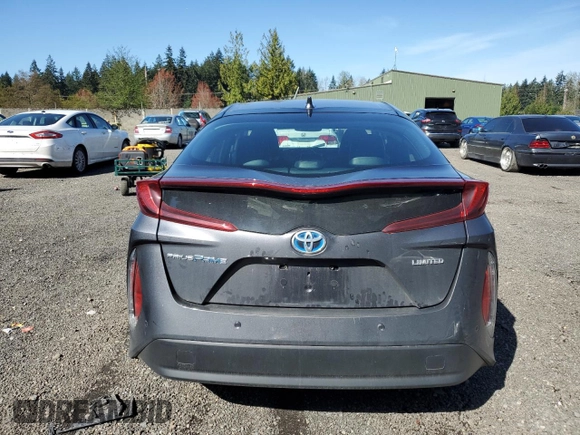 2021 Toyota Prius LE with VIN JTDKAMFP7M3185847, listed as a Copart auction lot 52897465 with 58,996 mi miles and Salvage Title. Bid and sale history available at DreamBid. Image 6.
