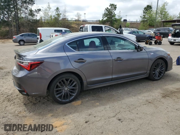 2022 Acura ILX w/Premium/A-Spec Package with VIN 19UDE2F86NA008750, listed as a Copart auction lot 51291635 with 31,988 mi miles and Salvage Title. Bid and sale history available at carsss.com. Image 3.