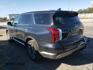 2024 Hyundai Palisade Limited z VIN KM8R54GE2RU766556, wystawiony jako Copart lot #86715074 z przebiegiem 10 959 mil mil oraz Szkody całkowita. Historia ofert i sprzedaży dostępna na DreamBid. Obrazek 2.