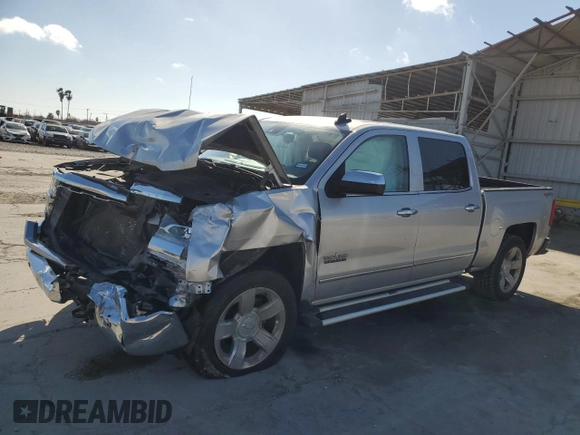 2016 Chevrolet Silverado 1500 LTZ with VIN 3GCUKSEC9GG353580, listed as a Copart auction lot 47081625 with 184,376 mi miles and Salvage Title. Bid and sale history available at DreamBid. Image 1.