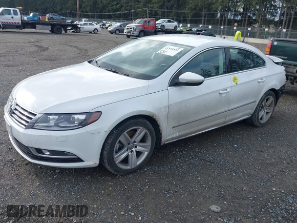 2016 Volkswagen CC Sport with VIN WVWBP7AN2GE500522, listed as a IAAI auction lot 41518541 with 43,539 mi miles. Bid and sale history available at carsss.com. Image 2.