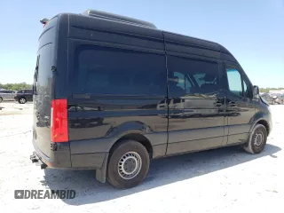 2024 Mercedes-Benz Sprinter with VIN W1Z4NFHYXRP650336, listed as a Copart auction lot 53669065 with 12,256 mi miles and Salvage Title. Bid and sale history available at DreamBid. Image 3.
