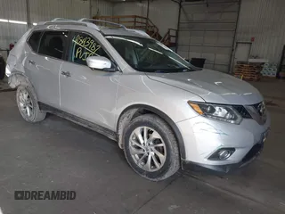 2014 Nissan Rogue SL with VIN 5N1AT2MV8EC873610, listed as a IAAI auction lot 41843987 with 179,226 mi miles. Bid and sale history available at carsss.com. Image 1.