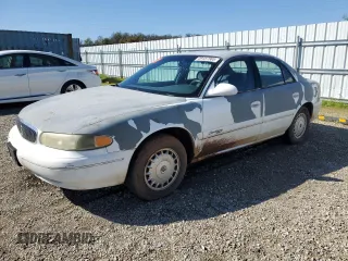 1998 Buick Century Custom with VIN 2G4WS52MXW1431102, listed as a Copart auction lot 49187565 with 121,305 mi miles and Salvage Title. Bid and sale history available at carsss.com. Image 1.