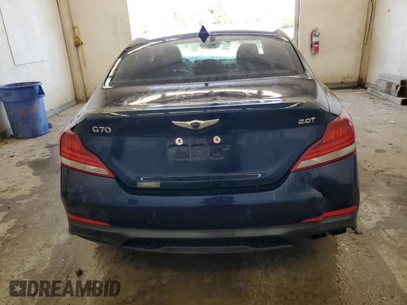 2021 Genesis G70 2.0T with VIN KMTG34LA0MU072088, listed as a Copart auction lot 57433985 with 77,876 mi miles and Clean title. Bid and sale history available at DreamBid. Image 6.