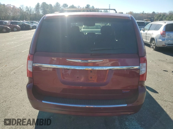 2016 Chrysler Town & Country Touring with VIN 2C4RC1BG2GR111972, listed as a Copart auction lot 80523574 with 162,655 mi miles and Salvage Title. Bid and sale history available at carsss.com. Image 6.