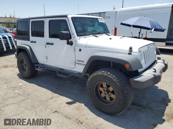 2016 Jeep Wrangler Unlimited Sport with VIN 1C4BJWDG2GL179926, listed as a Copart auction lot 62553565 with 113,685 mi miles and Salvage title. Bid and sale history available at DreamBid. Image 4.