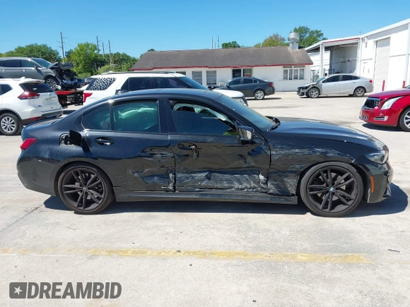2022 BMW 3 Series 330i with VIN 3MW5R1J08N8C38592, listed as a IAAI auction lot 41832394 with 48,980 mi miles. Bid and sale history available at carsss.com. Image 13.
