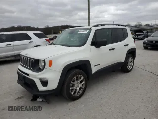 2019 Jeep Renegade Upland z VIN ZACNJBAB8KPJ88825, wystawiony jako Copart lot #48008635 z przebiegiem 111 104 mil mil oraz Szkoda całkowita • Salvage title. Historia ofert i sprzedaży dostępna na DreamBid. Obrazek 1.