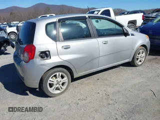 2009 Chevrolet Aveo 1LT with VIN KL1TD66E39B670755, listed as a IAAI auction lot 41617362 with 179,075 mi miles and . Bid and sale history available at DreamBid. Image 4.