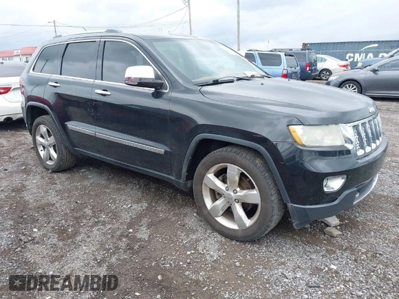 2012 Jeep Grand Cherokee Overland with VIN 1C4RJECT3CC281835, listed as a IAAI auction lot 41994148 with 145,741 mi miles. Bid and sale history available at carsss.com. Image 1.