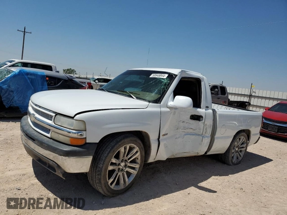 1999 Chevrolet Silverado 1500 with VIN 1GCEC14W9XZ165147, listed as a Copart auction lot 58948844 with 159,821 mi miles and Non Repairable. Bid and sale history available at carsss.com. Image 1.