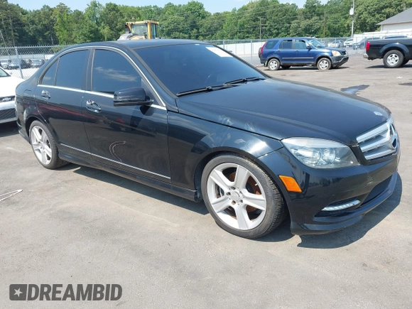 2011 Mercedes-Benz C 300 Sport with VIN WDDGF8BB1BR180376, listed as a IAAI auction lot 42669416 with Not provided miles and . Bid and sale history available at DreamBid. Image 1.