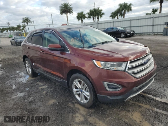 2015 Ford Edge SEL with VIN 2FMTK4J93FBB89807, listed as a Copart auction lot 81431204 with 0 mi miles and Non Repairable. Bid and sale history available at carsss.com. Image 4.