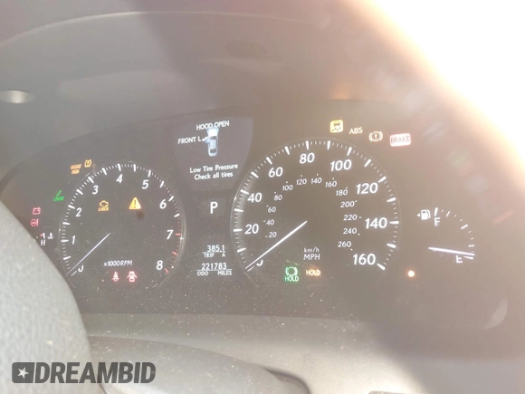 2008 Lexus LS 460 L with VIN JTHGL46F385029014, listed as a IAAI auction lot 42632753 with 221,783 mi miles and . Bid and sale history available at DreamBid. Image 15.