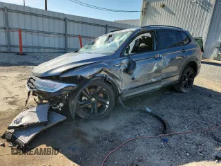 2024 Volkswagen Tiguan SE R-Line Black with VIN 3VVCB7AX7RM068190, listed as a Copart auction lot 63387855 with 21,620 mi miles and Salvage title. Bid and sale history available at DreamBid. Image 1.