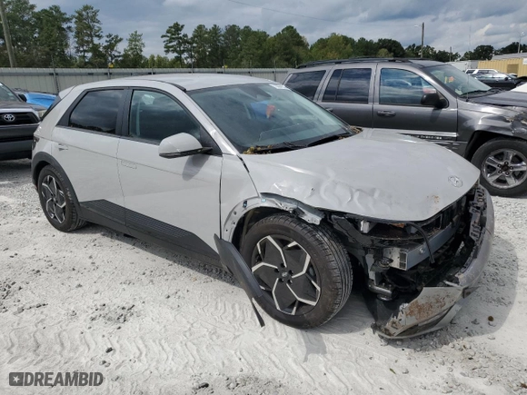 2023 Hyundai IONIQ 5 SE Standard Range with VIN KM8KM4ABXPU186441, listed as a Copart auction lot 73884164 with 6,648 mi miles and Salvage Title. Bid and sale history available at carsss.com. Image 4.