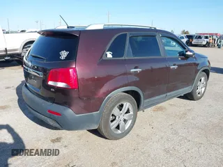 2013 Kia Sorento EX with VIN 5XYKU3A6XDG400861, listed as a IAAI auction lot 41970374 with 155,159 mi miles. Bid and sale history available at carsss.com. Image 4.