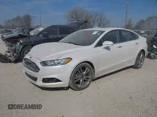 2015 Ford Fusion Titanium with VIN 3FA6P0D99FR285052, listed as a IAAI auction lot 41800853 with 181,437 mi miles. Bid and sale history available at carsss.com. Image 2.