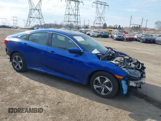 2020 Honda Civic LX z VIN 2HGFC2F60LH596964, wystawiony jako IAAI lot #41723749 z przebiegiem 78 686 mil mil oraz . Historia ofert i sprzedaży dostępna na DreamBid. Obrazek 1.