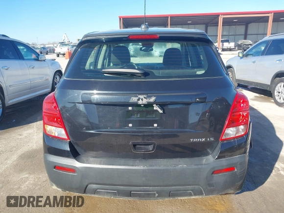 2015 Chevrolet Trax LS with VIN KL7CJKSBXFB068806, listed as a IAAI auction lot 41680339 with 129,882 mi miles. Bid and sale history available at carsss.com. Image 17.