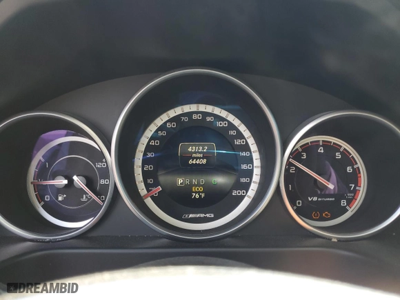 2014 Mercedes-Benz E-Class E 63 AMG S-Model with VIN WDDHF7GB5EB049519, listed as a Copart auction lot 50023885 with 64,408 mi miles and Salvage Title. Bid and sale history available at carsss.com. Image 9.