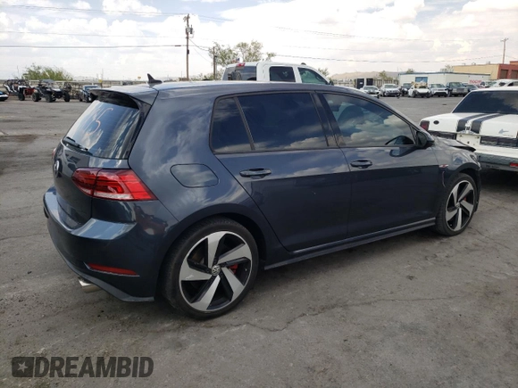 2018 Volkswagen Golf GTI S with VIN 3VW547AU5JM261799, listed as a Copart auction lot 65099643 with 83,398 mi miles. Bid and sale history available at carsss.com. Image 3.