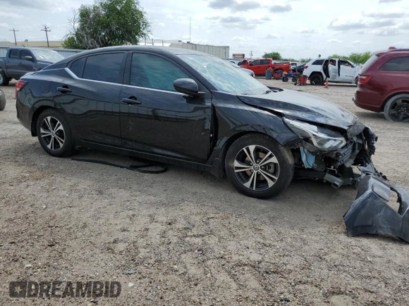 2021 Nissan Sentra SV z VIN 3N1AB8CVXMY204467, wystawiony jako Copart lot #55492555 z przebiegiem 55 914 mil mil oraz Szkoda całkowita • Salvage title. Historia ofert i sprzedaży dostępna na DreamBid. Obrazek 4.