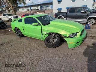 2013 Ford Mustang GT with VIN 1ZVBP8CF7D5264275, listed as a Copart auction lot 59136705 with 110,088 mi miles and Salvage title. Bid and sale history available at DreamBid. Image 4.
