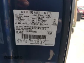 2004 Ford F-150 XL with VIN 1FTPX12584NA00426, listed as a Copart auction lot 57068875 with Not provided miles and Salvage title. Bid and sale history available at DreamBid. Image 12.
