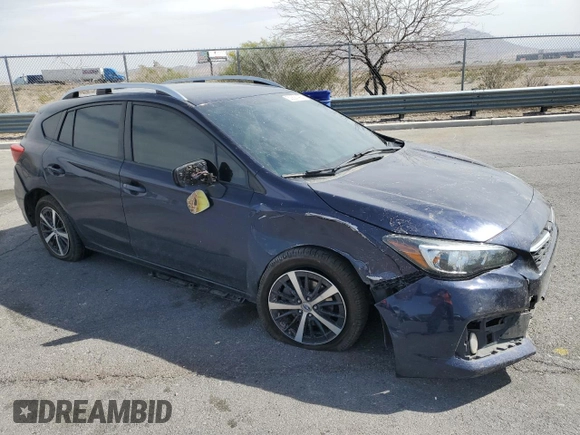 2020 Subaru Impreza Premium with VIN 4S3GTAV6XL3726525, listed as a Copart auction lot 50821405 with 66,114 mi miles and Salvage title. Bid and sale history available at DreamBid. Image 4.