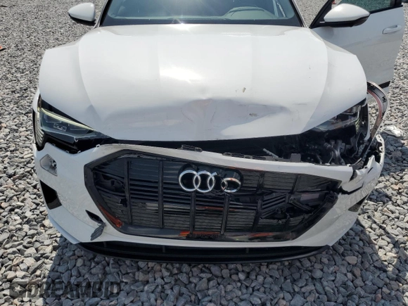 2022 Audi e-tron Premium Plus с VIN WA1LAAGE8NB019791, выставлен на аукционе Copart как лот 56399155 с пробегом 24 521 миль миль и Списание • Salvage title. История ставок и продаж доступна на DreamBid. Изображение 12.