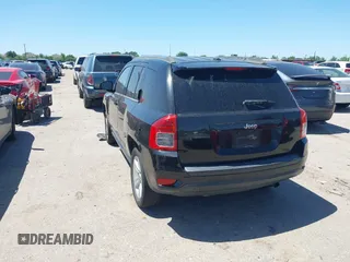 2012 Jeep Compass Sport with VIN 1C4NJCBA9CD684182, listed as a IAAI auction lot 41973857 with 216,722 mi miles. Bid and sale history available at carsss.com. Image 3.