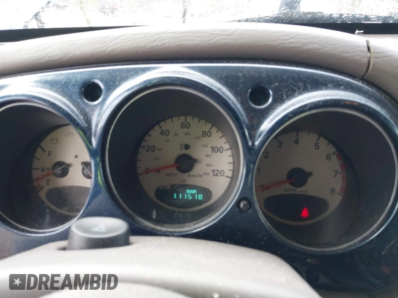 2002 Chrysler PT Cruiser Limited with VIN 3C8FY68B52T297802, listed as a IAAI auction lot 42140615 with 111,518 mi miles. Bid and sale history available at carsss.com. Image 7.