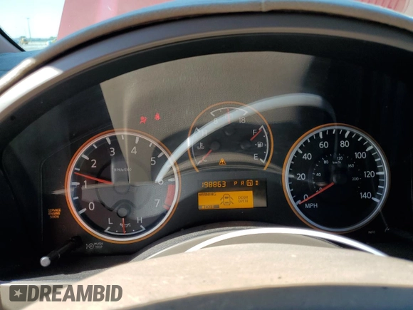 2008 Nissan Titan SE with VIN 1N6BA07D78N326338, listed as a Copart auction lot 52522195 with 198,863 mi miles and Salvage Title. Bid and sale history available at carsss.com. Image 9.