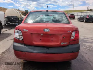 2008 Kia Rio LX with VIN KNADE123986373737, listed as a Copart auction lot 53919515 with 148,743 mi miles and Salvage Title. Bid and sale history available at DreamBid. Image 6.