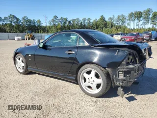 1999 Mercedes-Benz SLK-Class with VIN WDBKK47F4XF129689, listed as a Copart auction lot 75311624 with 54,923 mi miles and Salvage Title. Bid and sale history available at carsss.com. Image 2.
